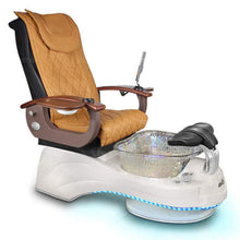 Load image into Gallery viewer, Gulfstream Camellia Pedicure Chair :: Brand New Leather :: 5 in stock
