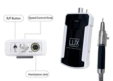 Load image into Gallery viewer, LUX Professional Brushless Nail Drill Machine - 35,000RPM Brushless Portable Nail Drill Rechargeable, Low Vibration E-File Nail Drills