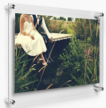 Load image into Gallery viewer, LUX DOUBLE PANEL ACRYLIC FLOATING FRAMES - CHOOSE YOUR SIZE