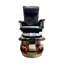 Load image into Gallery viewer, T4 HT Bliss Pedicure Chair :: Original Black Leather :: 5 in stock
