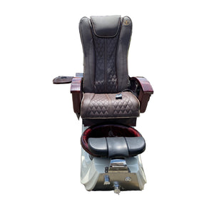 T Spa Crystal Pedicure Chair :: Original Leather or New Leather :: 7 in stock