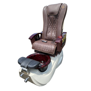 T Spa Crystal Pedicure Chair :: Original Leather or New Leather :: 7 in stock