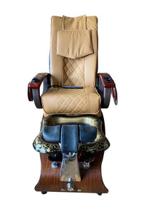 Gulfstream Lavender Pedicure Chair :: Mint Condition New Leather :: 8 in stock