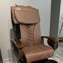 Load image into Gallery viewer, Acetone-Resistant Leather Upholstery Replacement for Pedicure Chairs + HD Foam Included
