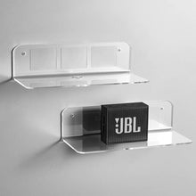 Load image into Gallery viewer, LUX Acrylic Floating Wall Shelves (4 packs) - Clear Acrylic Small Wall Shelf

