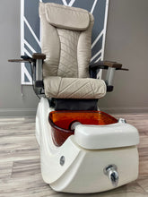 Load image into Gallery viewer, White Base Human Touch Massage Pedicure Chair - SOLD OUT
