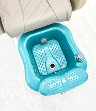 Load image into Gallery viewer, Whirlpool Blue Bowl Pedicure Chair  - NEW LEATHER ACETONE RESISTANCE - please contact us for exactly shipping quote 704 490 3934
