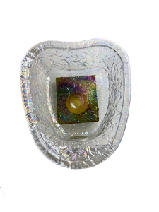 Gulfstream Glass Bowl Heart Shape - Great Condition