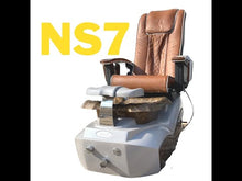 Load and play video in Gallery viewer, NewStar NS7 Pedicure Massage Spa Chair  - Original Leather - Sold Out
