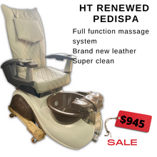 Load image into Gallery viewer, Human Touch Re-Newed Pedicure Spa Chair - 1 in stock

