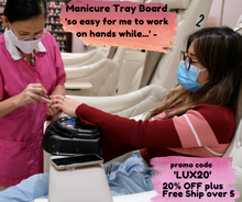 Load image into Gallery viewer, LUX Portable Manicure Board for Standard Size Pedicure Chair  (FREE SHIP OVER $150)
