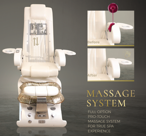 LUX Queen ES450 Pedicure Massage Spa Chair :: Open Box Condition :: 8 in stock