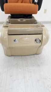 t4 Panther Pedicure Chair - New Leather - Newly Painted Armrests - 1 in stock
