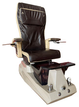 Load image into Gallery viewer, t4 Diamond F Pedicure Spa Chair :: Original t4 Expresso Leather :: 1 in stock
