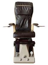 Load image into Gallery viewer, t4 Diamond F Pedicure Spa Chair :: Original t4 Expresso Leather :: 1 in stock
