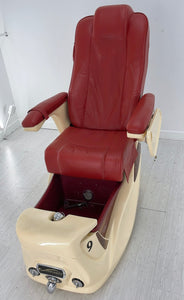 Lexor Liberte Pedicure Spa - Red Leather - 6 in stock