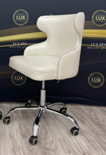 Load image into Gallery viewer, luxury customer rolling chair for salon
