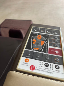 t4 Diamond F Pedicure Spa Chair :: Original t4 Expresso Leather :: 1 in stock