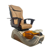 Load image into Gallery viewer, S Spa Pedicure Spa Chair :: New Leather :: 1 in stock
